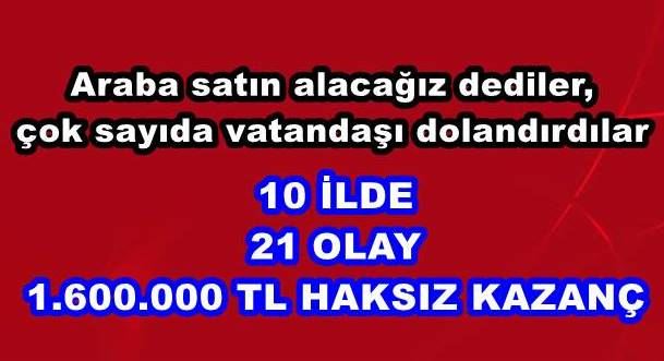 1.600.000 TL dolandırdılar