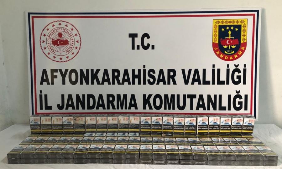 Gazlıgöl’de kaçak sigara operasyonu