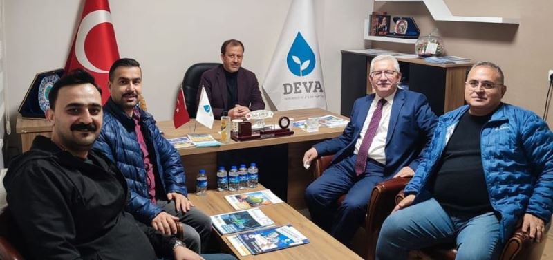 Akıncı DEVA Partisi İl Başkanlığını ziyaret etti