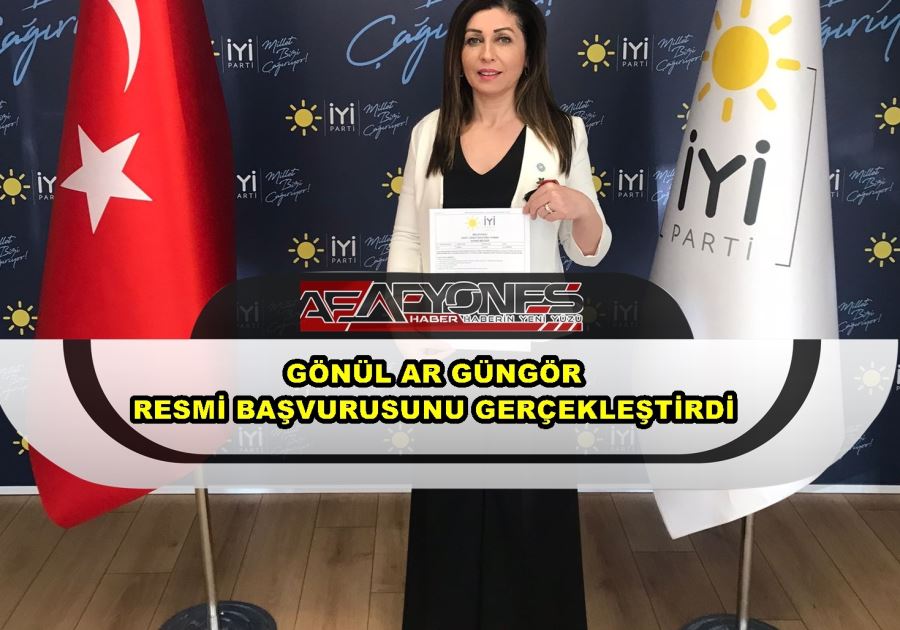 Gönül Ar Güngör resmi başvurusunu gerçekleştirdi