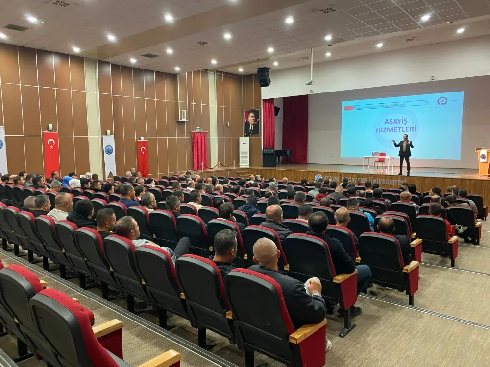 Afyon’da Özel Güvenlik Görevlilerine Kapsamlı Eğitim Programı