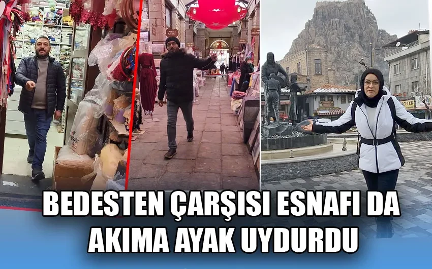 Afyonkarahisar’ın Bedesten Çarşısı Esnafından Sosyal Medya Akımına Renkli Katkı