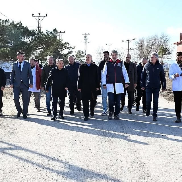 YÖK Başkanı Erol Özvar, Afyon Kocatepe Üniversitesi Veteriner Fakültesi Çiftliği