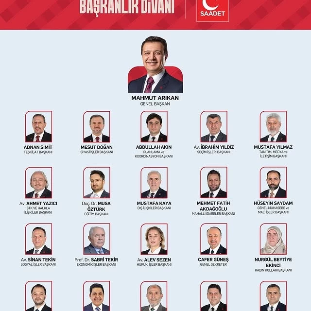 Saadet Partisi Afyonkarahisar Yönetimi Yenilendi