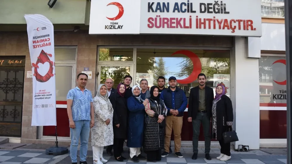 AK PARTİ İL TEŞKİLATI KAN BAĞIŞINDA BULUNDU