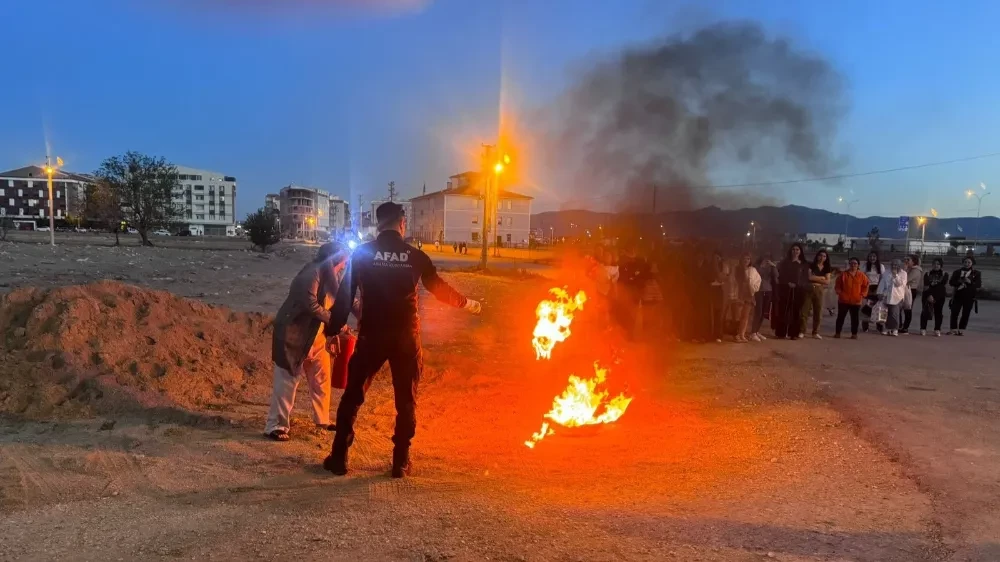 Destine Hatun Yurt Müdürlüğünde Afet Farkındalık Eğitimi