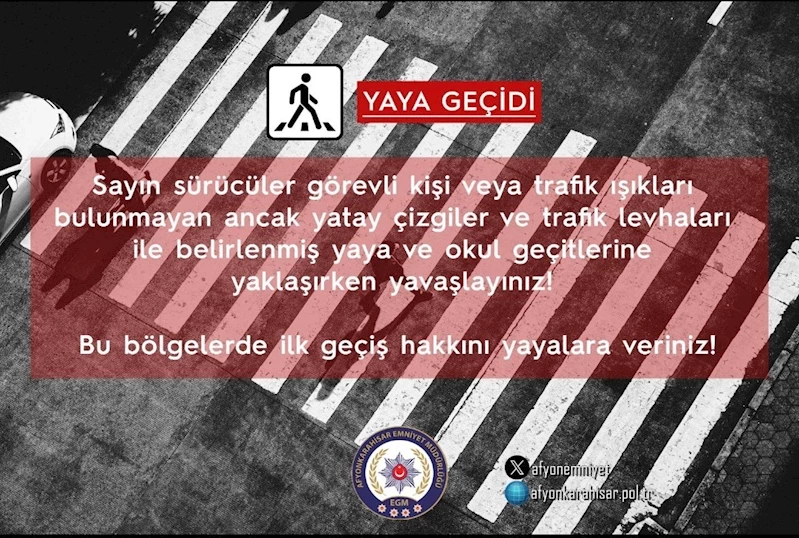 Yaya Geçidinde Hayata Yol Verin