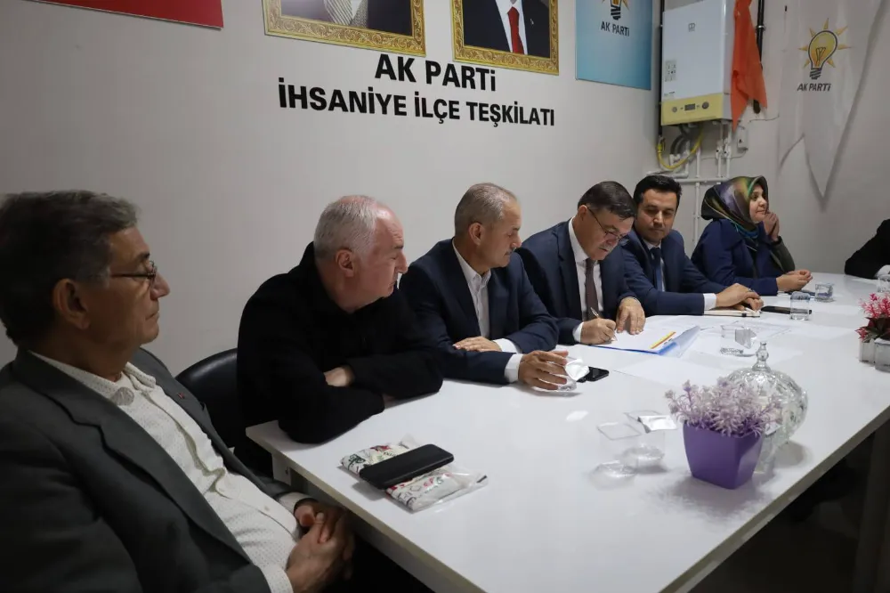 AK Parti İhsaniye İlçe Teşkilatı Danışma Meclisi Toplantısında Buluştu